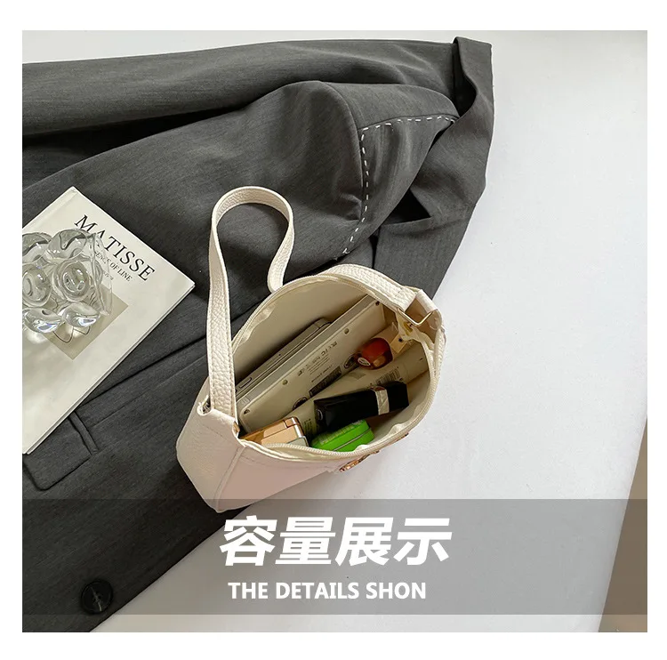 Neu eingetroffene Damen-Umhängetasche mit Schleifendesign, modische, individuelle Pendeltasche – Detail 6