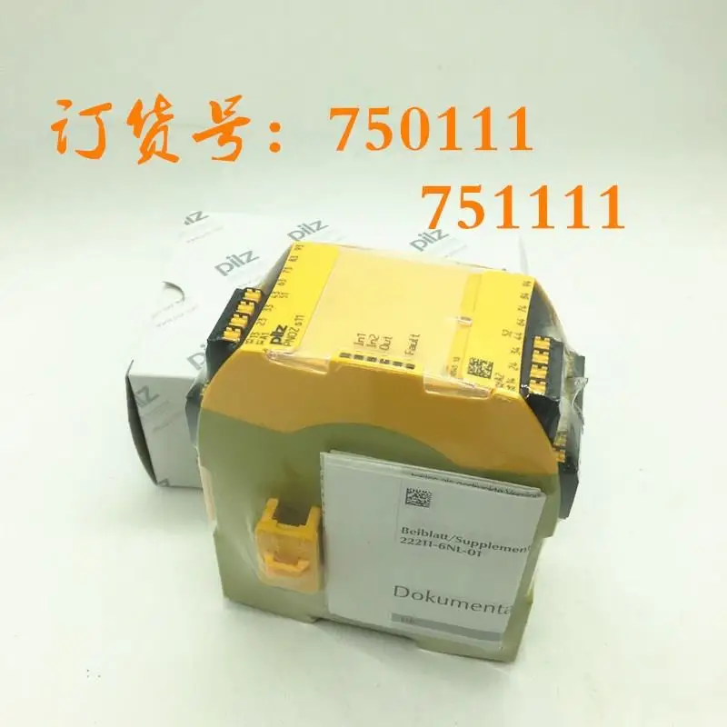 

Pilz Safety Relay PNOZ S11 C 24VDC Order Number 750111 751111