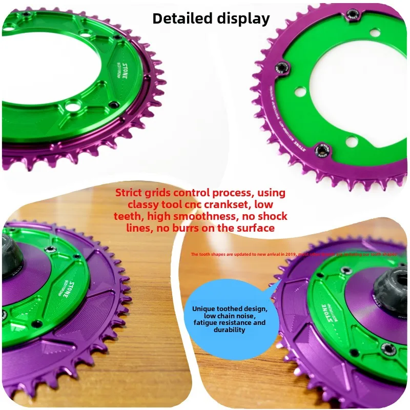 STONE Alloy Chainring BCD110  for 7100 8100 9200 Cranks Road Bike Chainwheel Chain Ring 4mm Offset