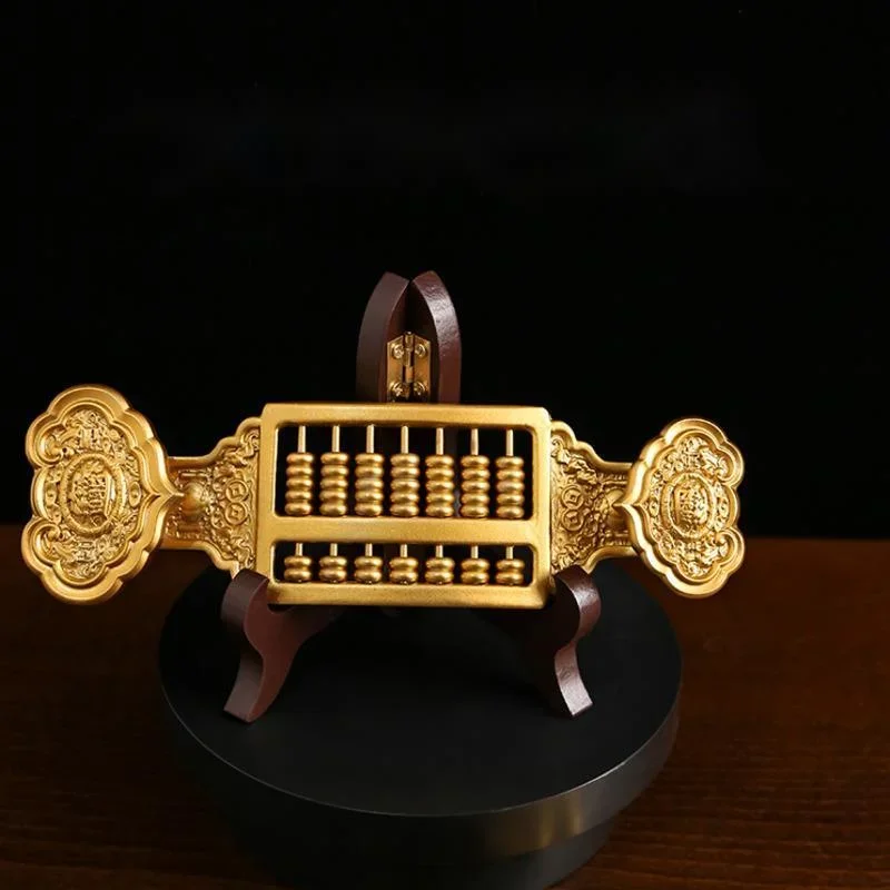 Creative Abacus Housewarming Gift Opening Wealth Attraction Decoration Ornament Brass Abacus Living Room Home Ornament