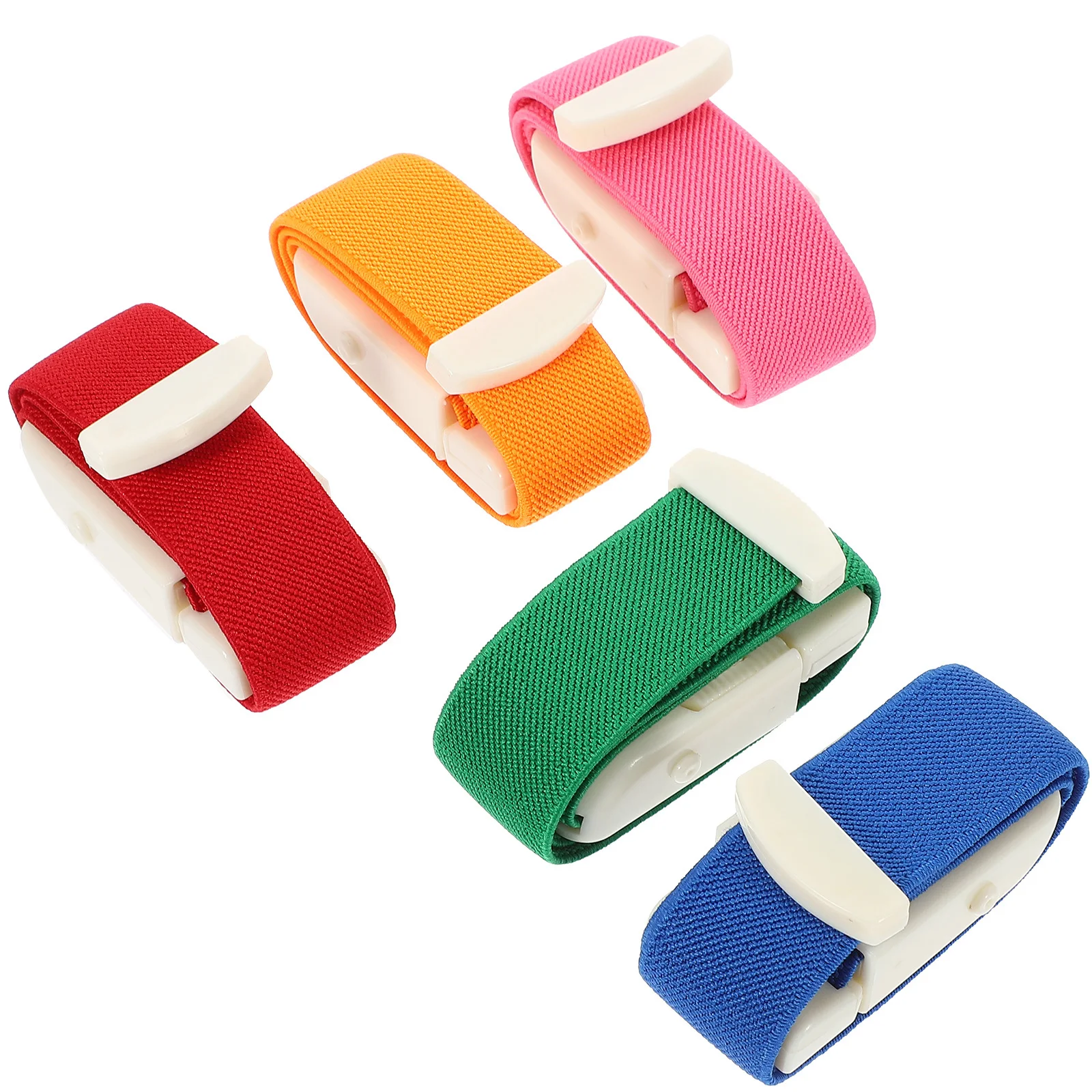 

5Pcs Tourniquets Hemostatic Band Adjustable Emergency Buckle Strap for Outdoor Sports Aid Portable Quick Release