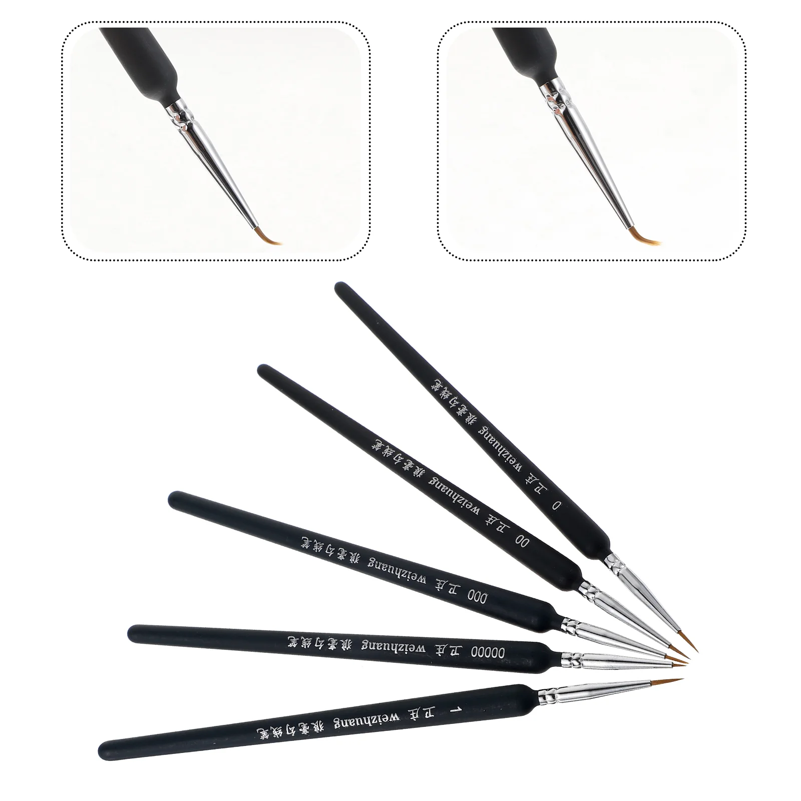 

11 Pcs Drawing Pens Brush Hook Line Graffiti Manicure Watercolor Blue Paint Student