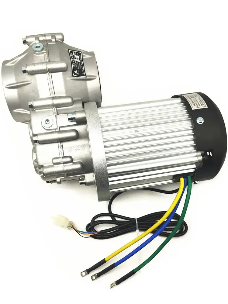 Silnik bezszczotkowy 1000W 1200W DC 48V 60V, BLDC, silnik z przekładnią różnicową, silnik bezszczotkowy z magnesami trwałymi prądu stałego BM1412HQF — zdjęcie 2