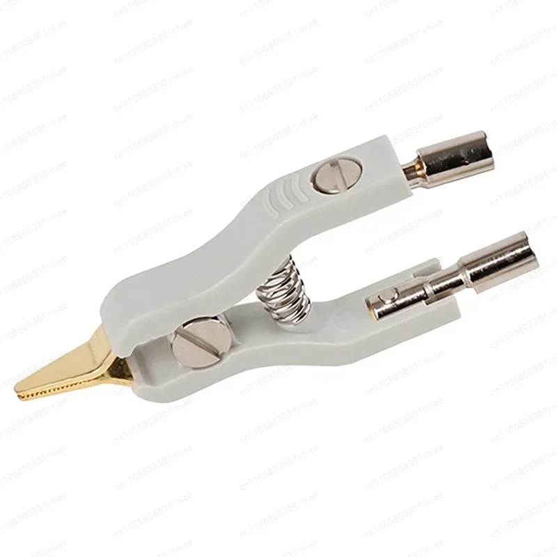 Microresistivity Test Clip 2PCS Copper LCR Test Clip Bridge Test Clamp Testing Instrument Accessories
