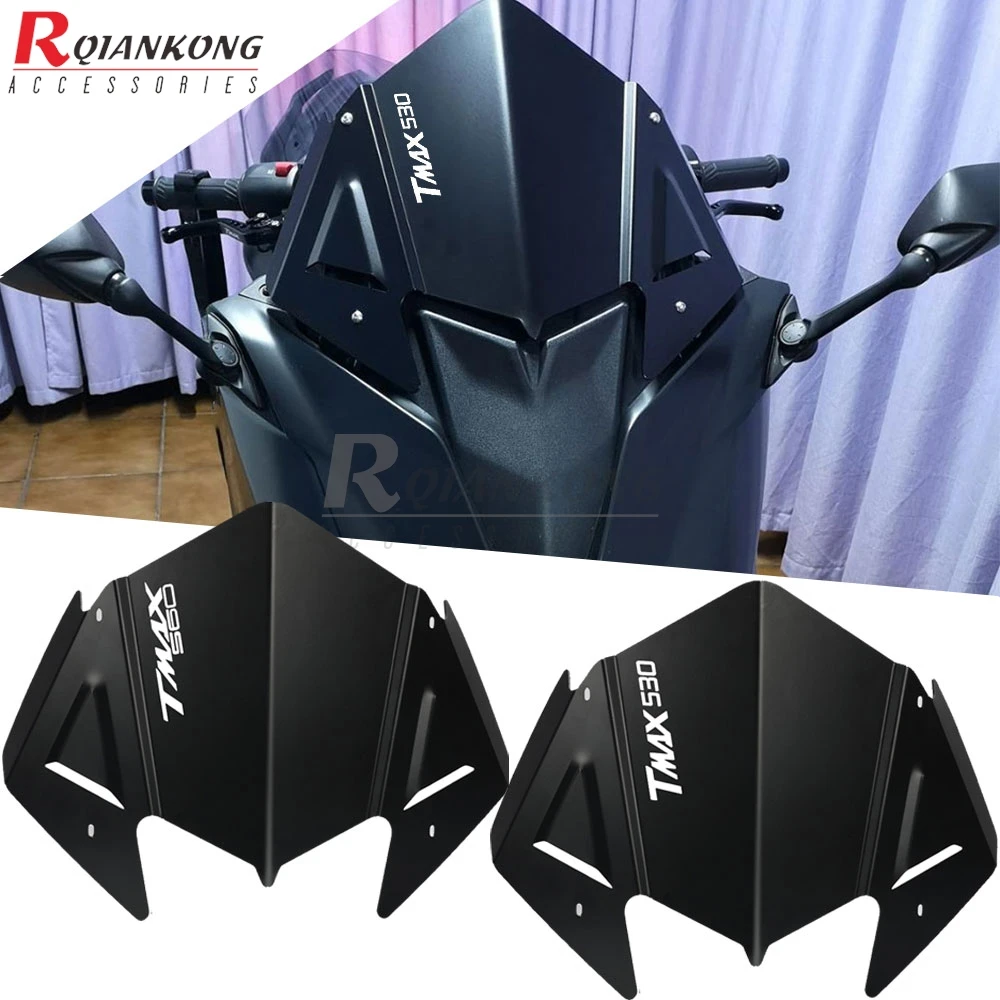

Motorcycle Windshield For YAMAHA TMAX530 TMAX560 2017 2018 2019 2020 2021 Wind Deflector Windscreen Fairing TMAX T-MAX 530 560