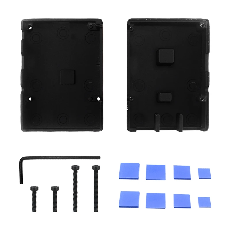 Raspberry Pi 3B Aluminum Alloy Case Active Passive Cooling Protective Shell For Raspberry Pi 3B