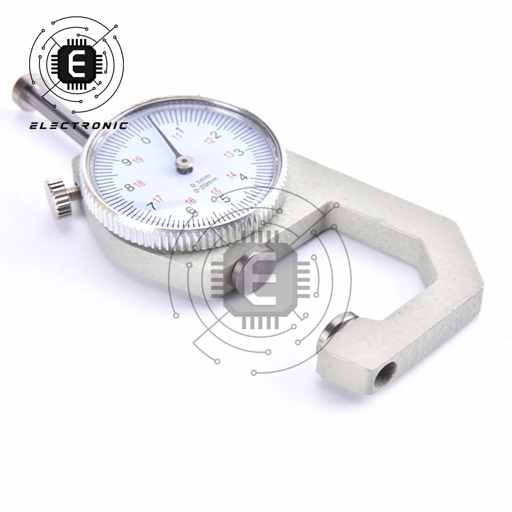 0-10mm 0-20mm Dial Thickness Gauge Leather Paper Thickness Meter Tester For Leather Flim Paper