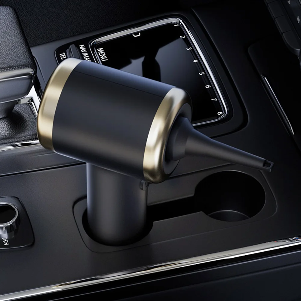 

Portable Car Vacuum Cleaner Strong Suction Mini Powerful Cleaning Machine Rechargeable Cordless Vacuum Duster Car Home Appliance