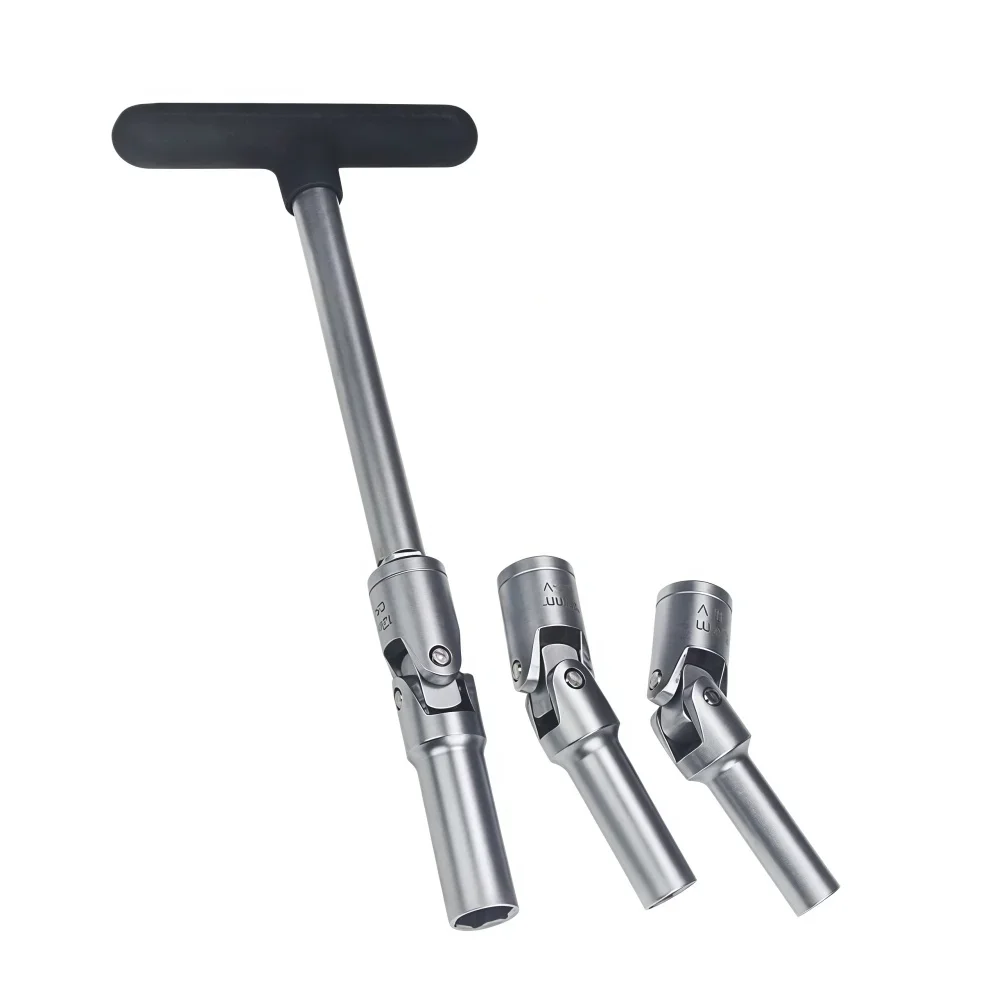 Precision Fit Wrench For Mechanics Multi-purpose Kit Heater Wrench Set Flexible Joint Precision Fit Metal Construction