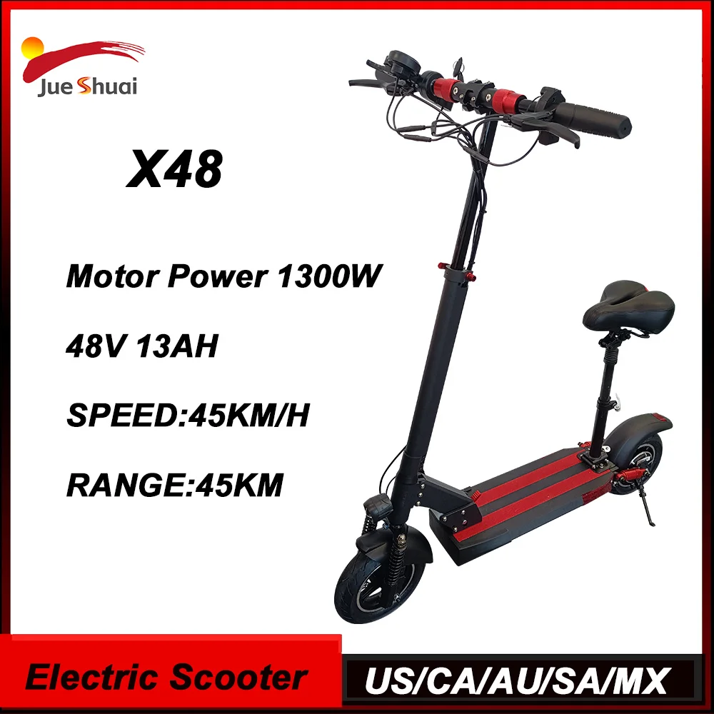 

Shock Absorption Folding Electric Scooter 45KM Maximum Range Scooter Electric 45KM/H Top Speed E Scooter 10" Pneumatic Tire