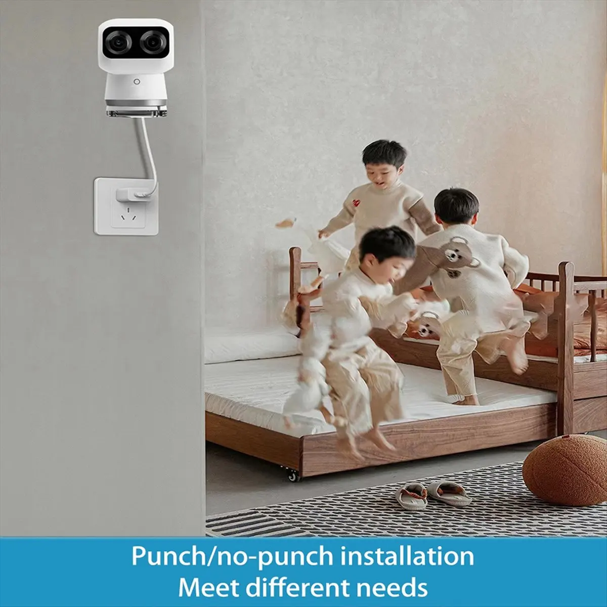RISE- Acrylic Bracket for Eufy S350 Surveillance Camera Bracket, Camera Wall Mounting Base Bracket, Camera Wall Mount Holder