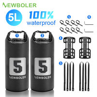 NEWBOLER 2023 Portable Waterproof Bike Fork Bag 5L Portable Bike Bag Electric Scooter Bag Bicycle Front Bag  Bicycle Fork Bag