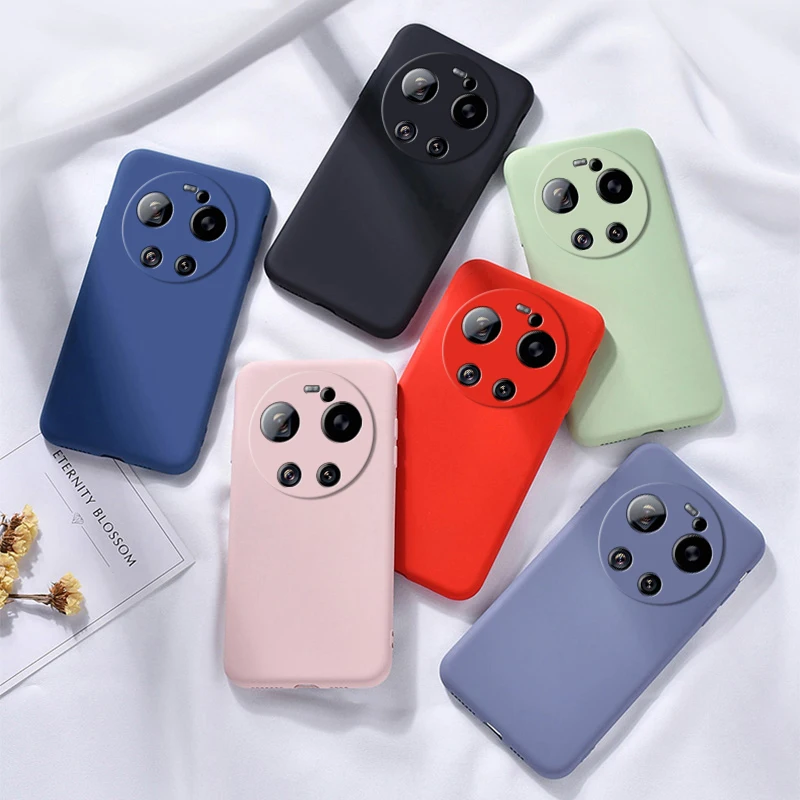 Чехол Biruiqu для Xiaomi Mi 17 Ultra, жидкий силикон, мягкий гелевый, резиновый, ударопрочный чехол для телефона