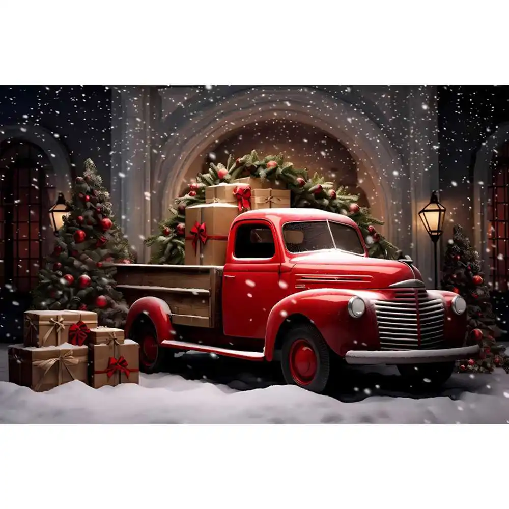 Weihnachten Lebkuchenhaus Hintergrund Frohe Weihnachten Rote Süßigkeiten Winter Schneeflocken Santa Kinder Portrait Fotografie Hintergrund