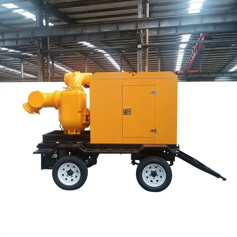Electric Centrifugal Pump Flood Control Marine Aquaculture-Mobile Pumping Vehicle 20m Capability Three-phase Motor OEM YDBC-2 12