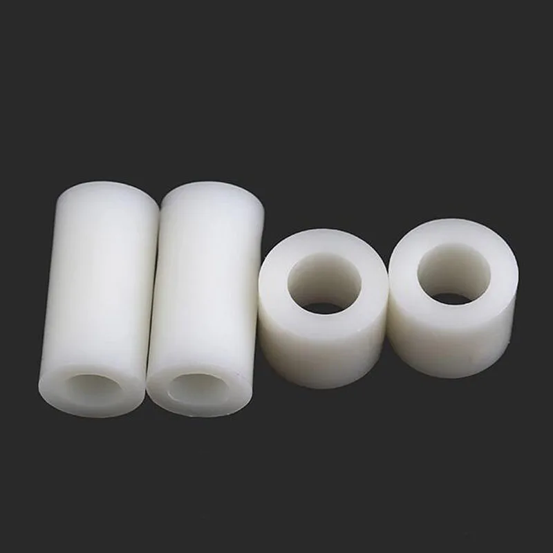 

100pcs M3 M4 M5 M6 M8 Nylon Insulation Column Plastic Pad Straight Column Nylon Sleeve ABS Gasket Round Hole Pillar PCB Spacer