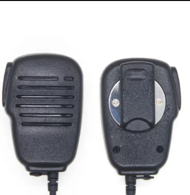 KMC-26 Waterdichte Walkie Talkie Handmicrofoon Standaard Luidspreker XLR Gebogen Plug voor Yaesu Vertex IC-OM V8 V85 F21 F20