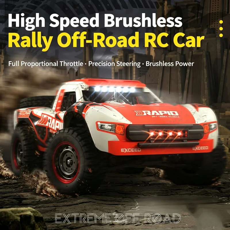 JJRC Q130C 1/14 Scale Brushless 4WD RC Short Course Truck High Speed All Terrain 2.4GHz Adult Professional  Road Racing Vehicle