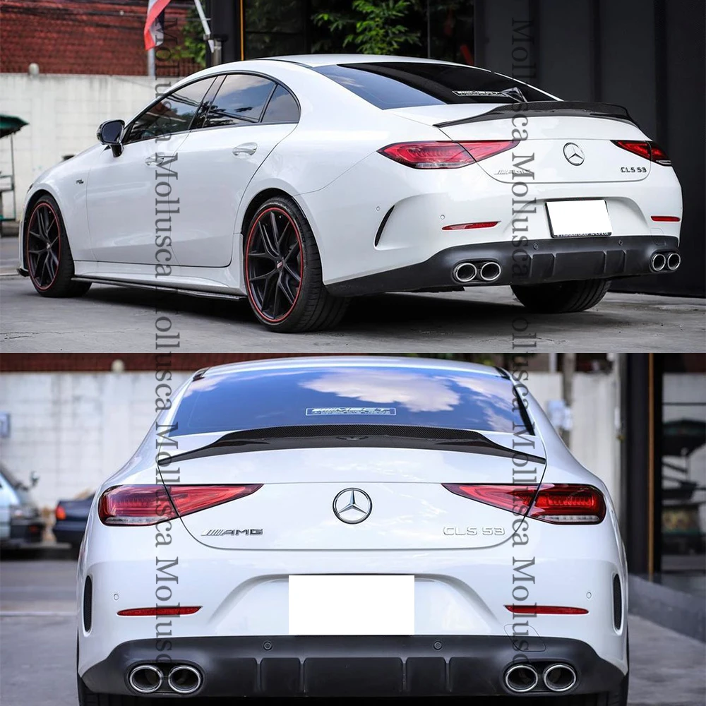 For Mercedes-Benz CLS C257 W257 PSM Style Carbon Fiber Rear