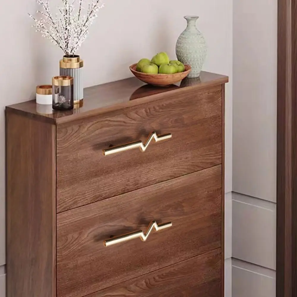 

2pcs Modern Zinc Alloy Door Handles Retro Simple Drawer and Cabinet Drawer Knobs Vintage Furniture Hardware