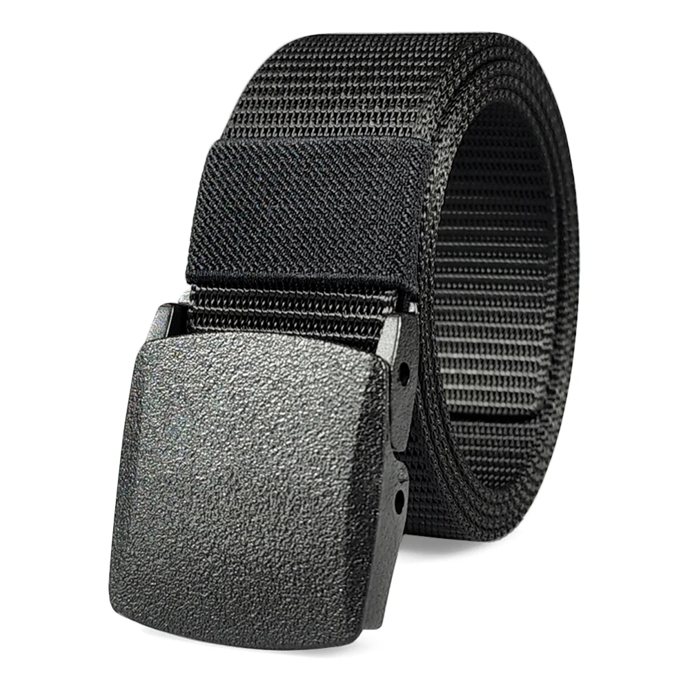 Automatic Buckle Nylon Belt, Quick-Release, Durable Canvas Outdoor Belt, Hunting and Hiking Tools, Hunting Clothing Accessories