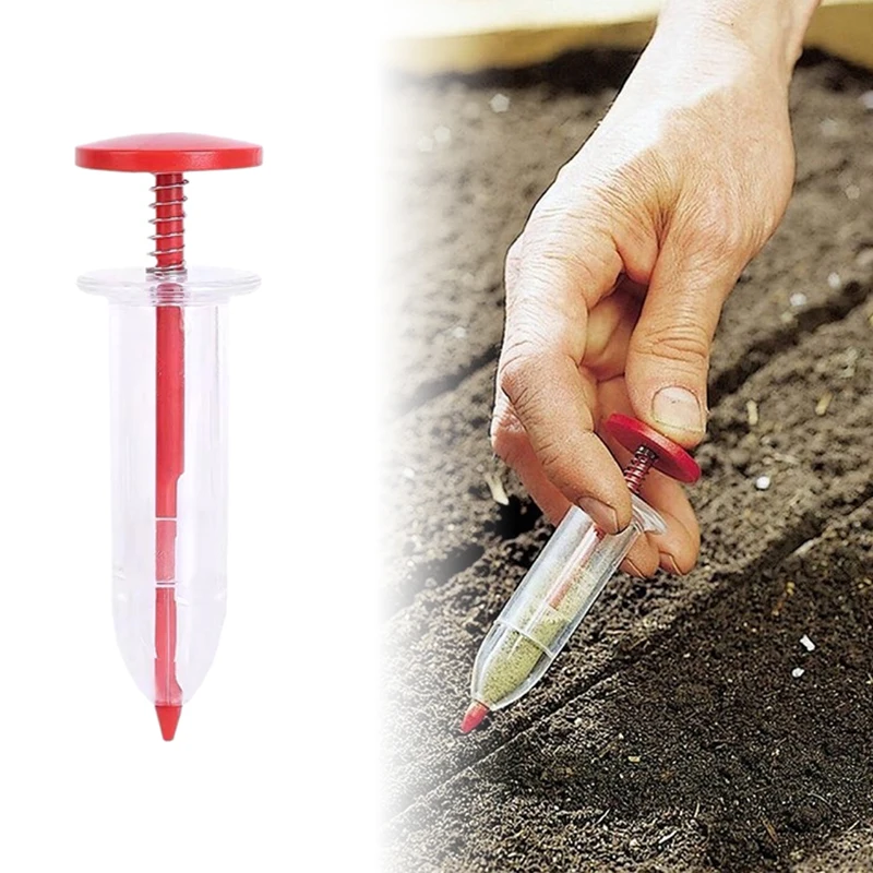 

1pcs Handheld Seed Dispenser Mini Manual Seeder Tool For Garden Planting Flower Pot & Garden Bed Essential Gardening Supplies