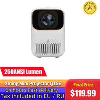 Formovie Xming Mini Projector Q1SE Theater 250ANSI Lumen Pocket Global EU Version For Home 1080P Full HD Fengmi Portable Beamer