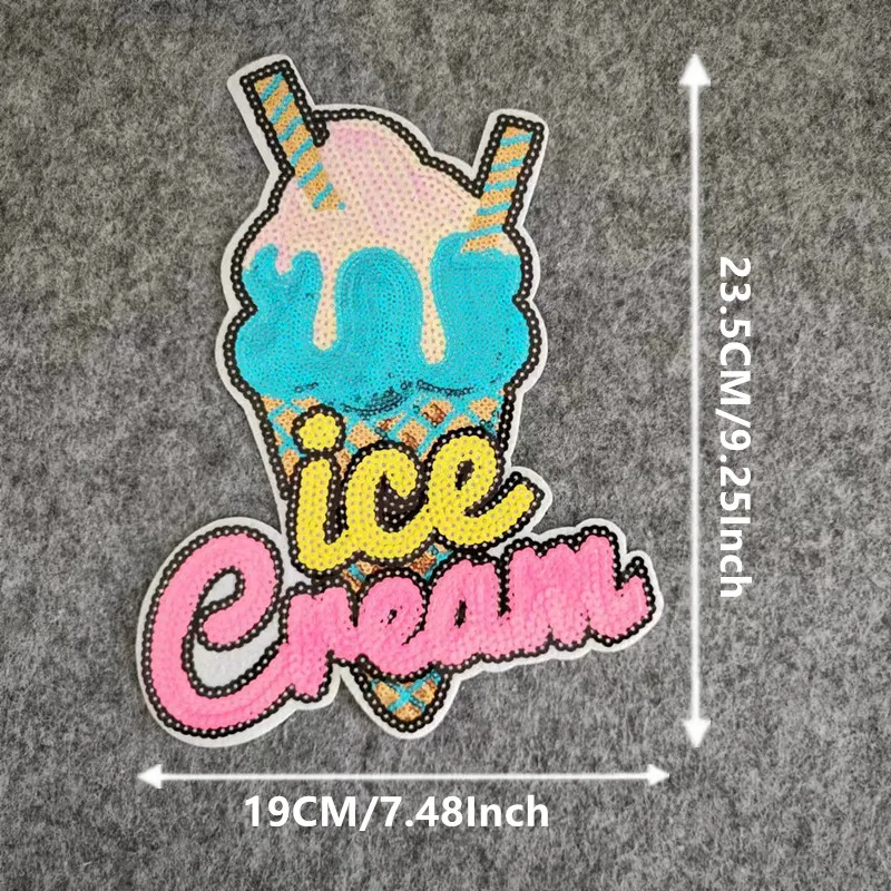 אפליקצית גלידה להדביק על גב החולצה (עותק)