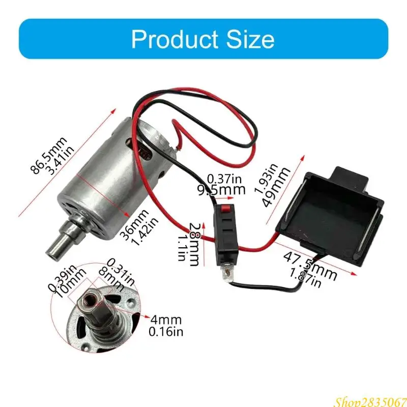 High Performances 21V Blower Motor Assembly With Plugs Switching For Tool 831F