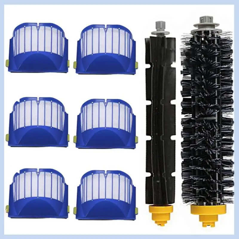 Kit de piezas de repuesto EAS para Irobot Roomba 600 Series 610 620 625 630 650 660 filtro de cepillos principales para aspiradora