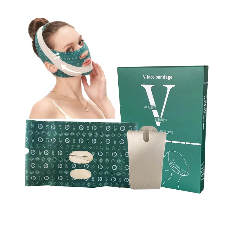 Face V Shaper Facial Slimming Bandage Relaxation Lift Up Belt Shape Lift Reduce Double Chin Face Thining Band Massage Hot Sale