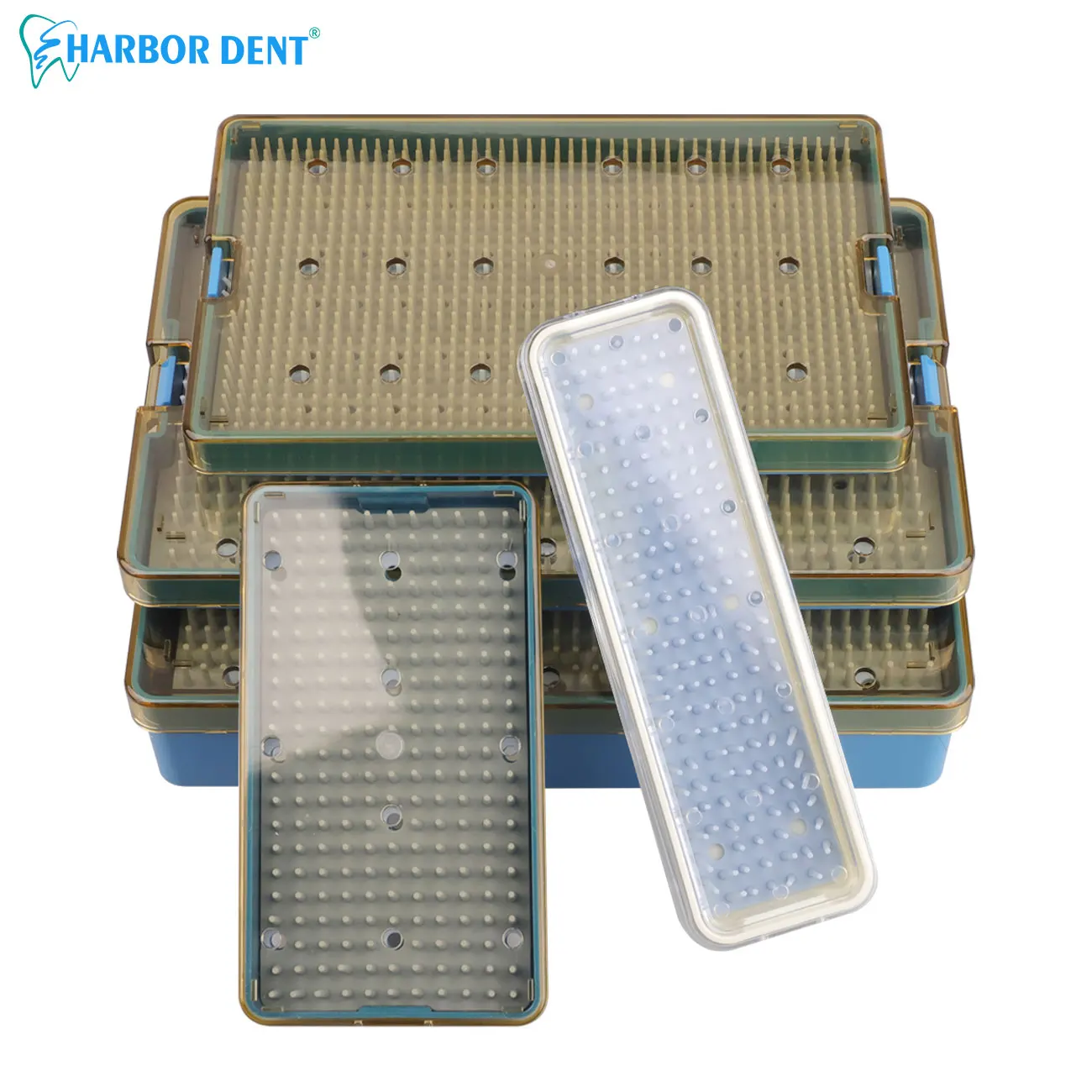 

5Size Silicone Sterilization Tray Box Autoclavable Disinfection Box for Holding Tools Ophthalmic/Dental Surgical Instrument