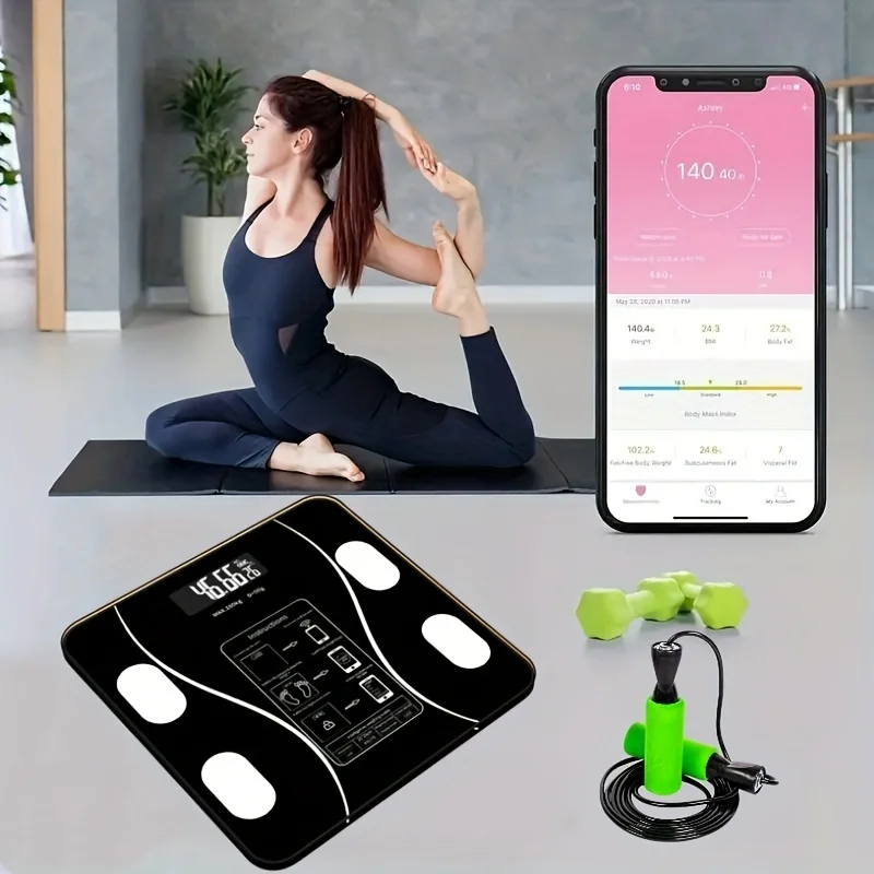 Body Fat Scale BT BMI Body Scales Smart Wireless Digital Weight Scale Body Composition Analyzer Weighing Scale Bathroom Tools