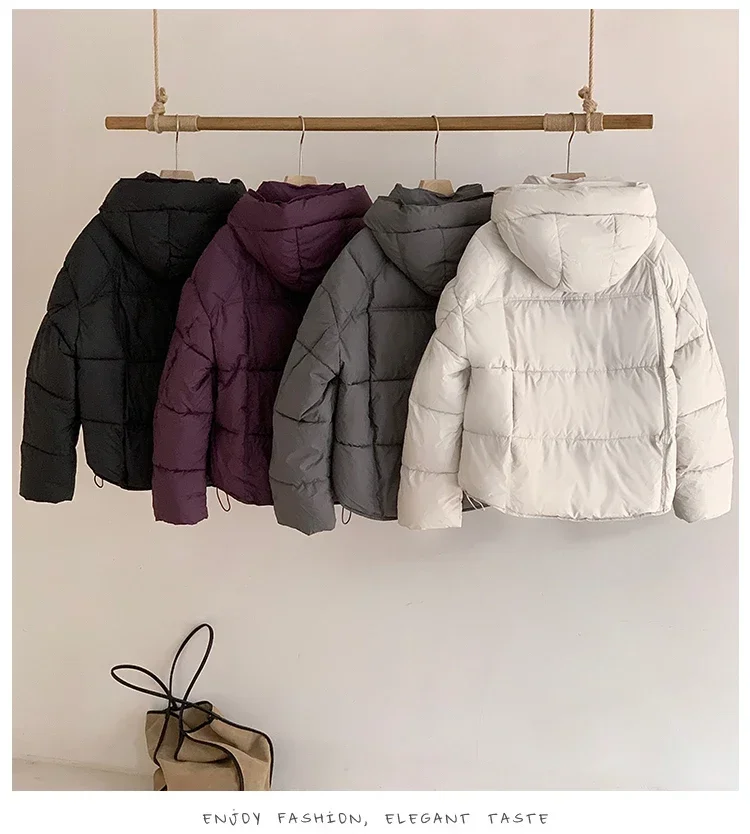 Korean style Soft Warm Cotton Bread Jacket Winter New Loose Versatile Cotton Women's Coat Fashion Casual Down Cotton Parkas 2026