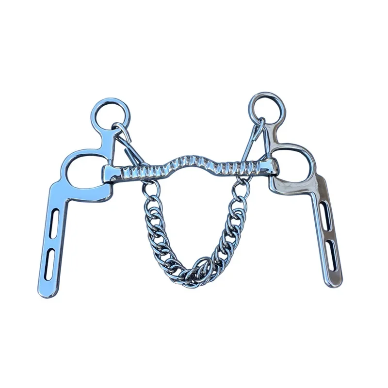Stainless steel horse head 13.3cm horse mouth armature
