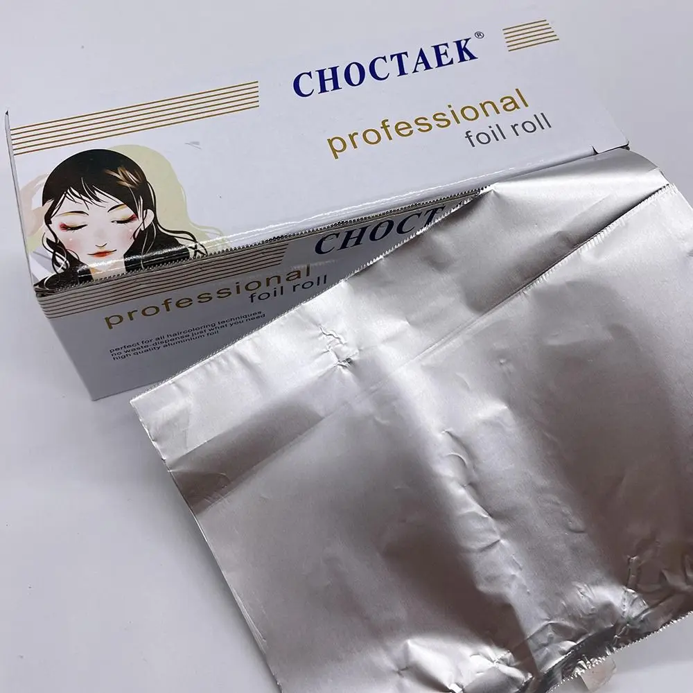 New Disposable Salon Aluminum Foil Silver Large Hair Foils Roll Hair Highlighting Tool