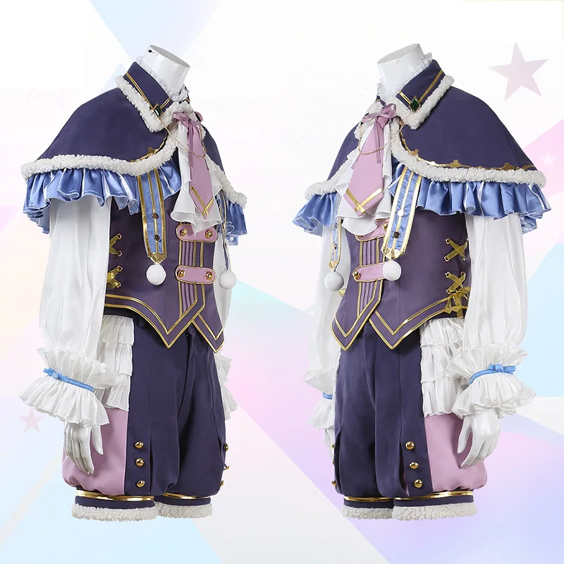 Game Ensemble Stars Cosplay Costume  Shino Hajime Cosplay Suit with Hat Halloween Carnival Uniforms Custom Made