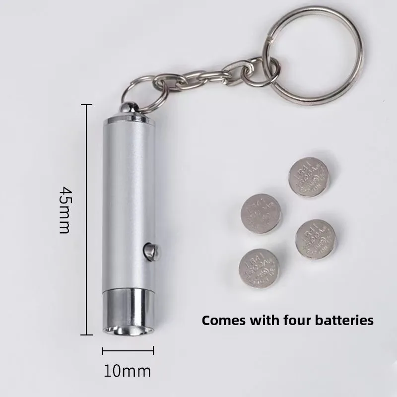 Ultraviolet Counterfeit Detector LED Keychain UV Purple Lamp Fluorescent Anti-counterfeiting Detection Lamp