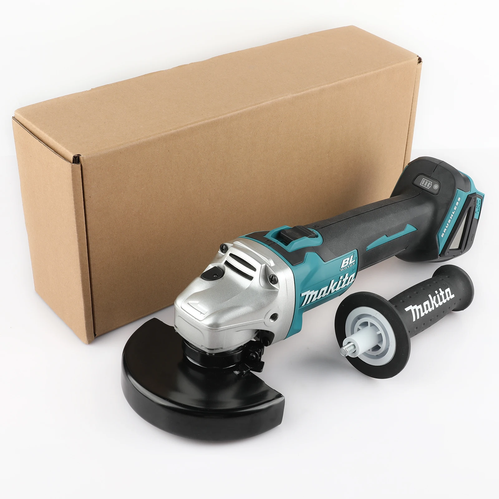 Makita rechargeable brushless lithium angle grinder DGA504 18V 6.0Ah 125mm cutting machine high-power polishing machine image 3
