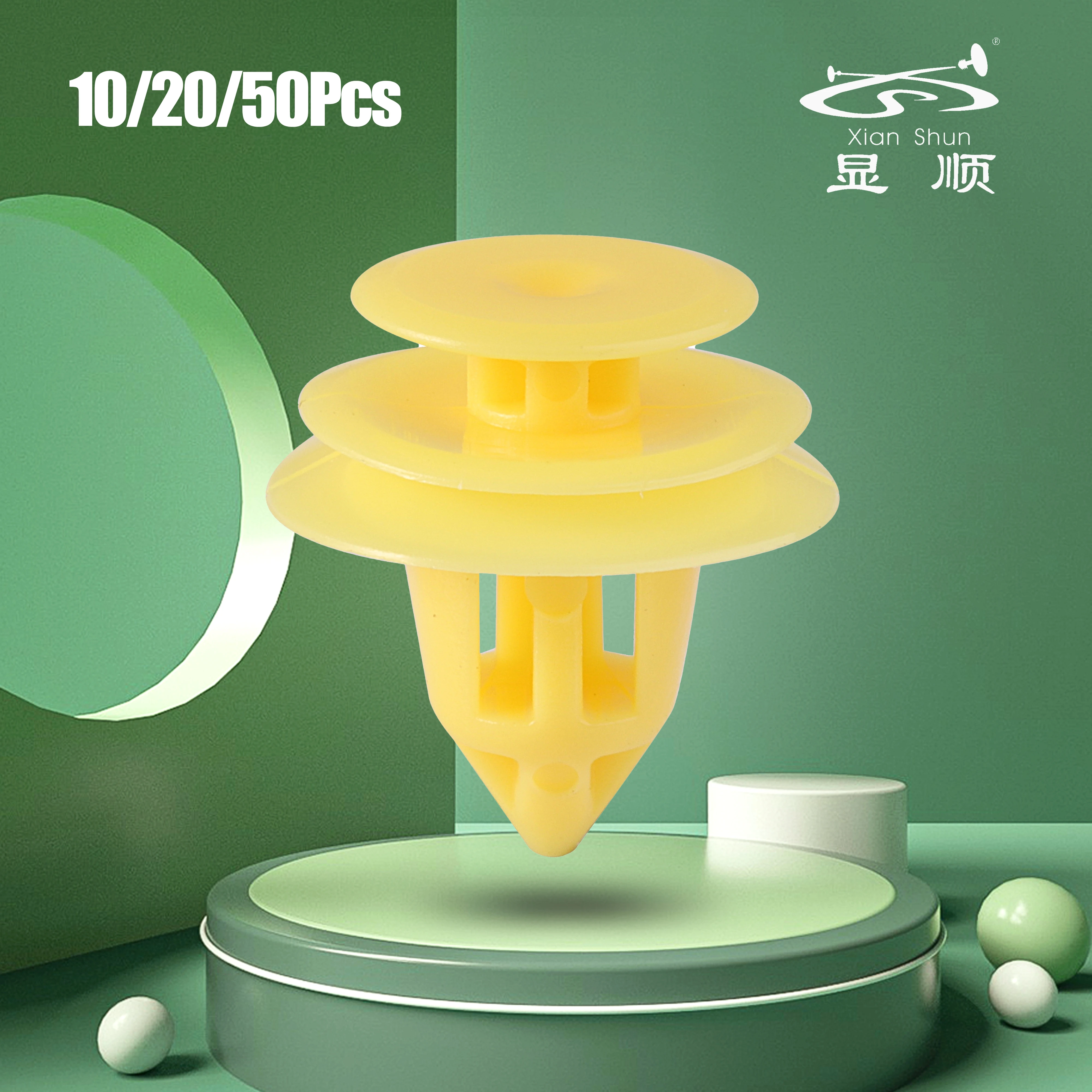 

10/20/50Pcs Yellow POM Door Panel Interior Replacement Parts Car Fastening Clips Car Accessories For Toyota 9046709215