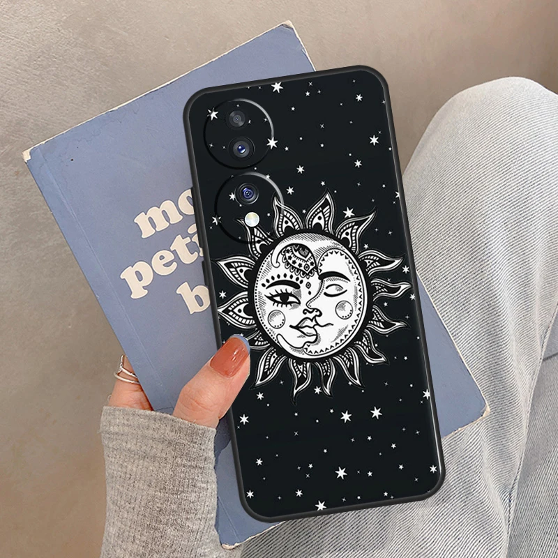 حافظة SUN AND MOON Mystic Zodiac لهاتف Honor Magic 8 Pro 5 6 7 Lite لهاتف Honor 200 400 90 70 50 X8a X8b X9a X9b X9c #4
