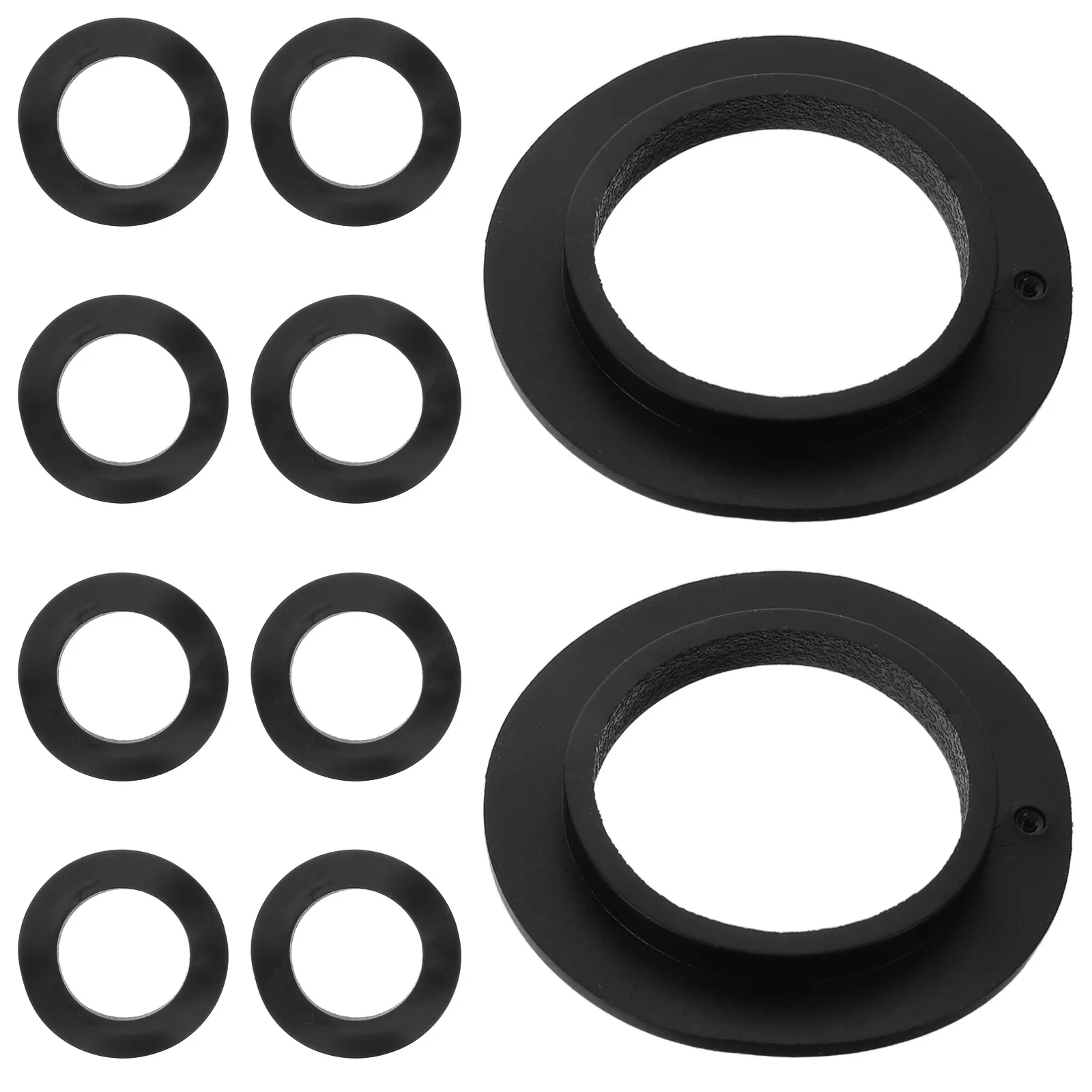 10Pcs Kitchen Sink Drain Plug Gasket Leakproof Flexible Basket Strainer Seal Waterproof Anti-Leakage Dry Cabinet Protection