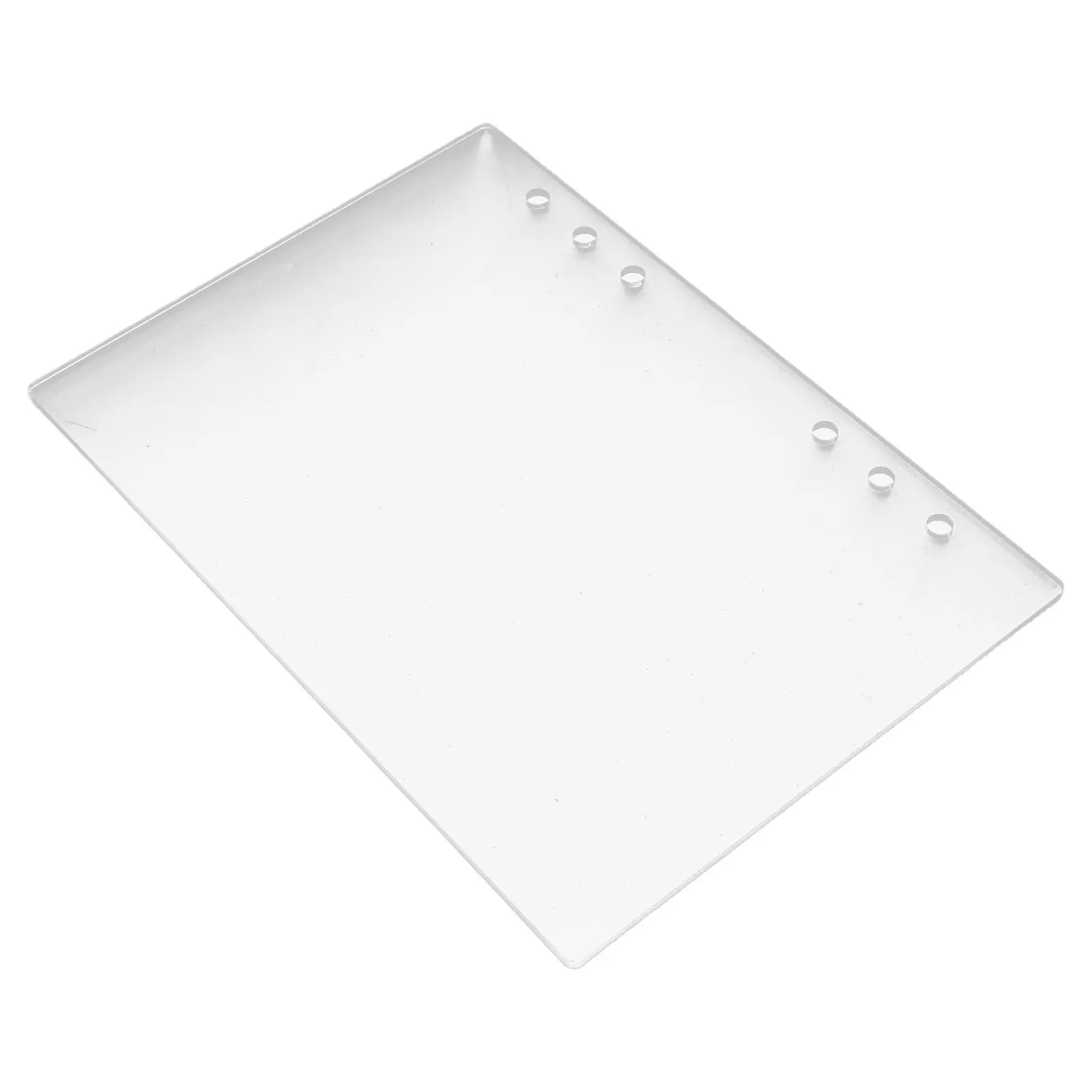 

A5 Frosted Acrylic Binder Cover Minimalist Detachable Design for Journal Notebook Planner Reusable Cover for Home Office Study