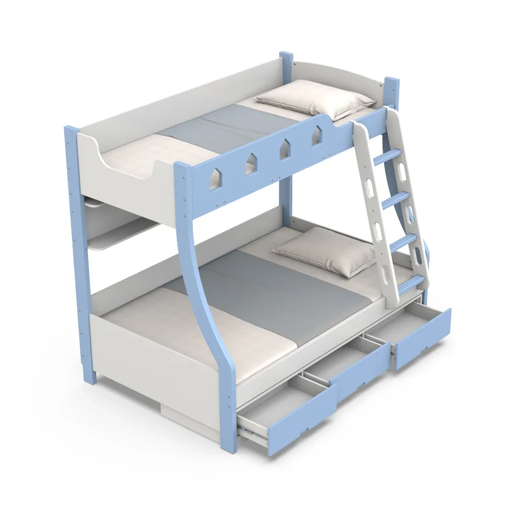 

Bunk bed Two-layer upper and lower beds Solid wood 1.2 meters Children's bed Male Hong Kong, custom space-saving small apartm