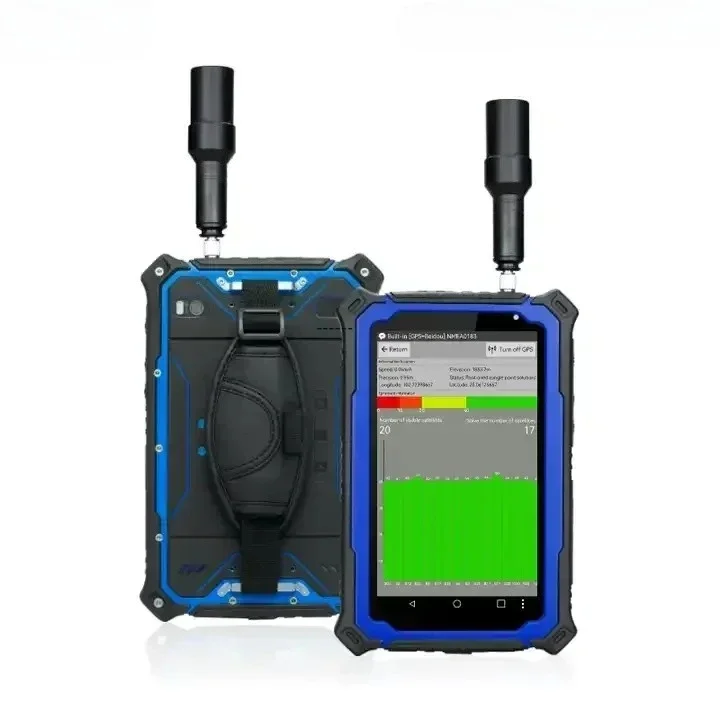 

CHKJ G71M 10 1.8 Ghz Android 2200 nit 10000mAh Rtk Gnss Receiver ceramic gps antenna steering 8 inch rugged tablet GPS