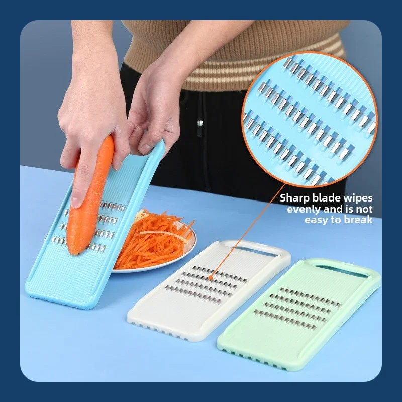 

Kitchen Multifunctional Vegetable Cutting Tools Household Vegetable Grater Potato Shredded Radish Shredded Hand guard Durable