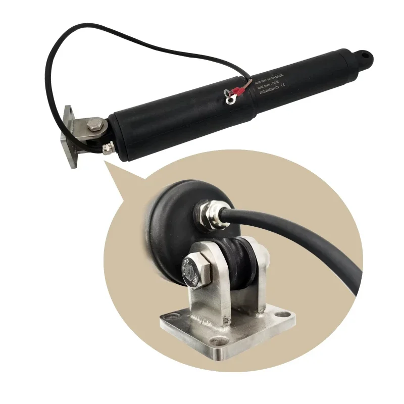 

Bolted electric trim system, including integrated rudder controls, actuators, wiring harnesses, and mounting hardware