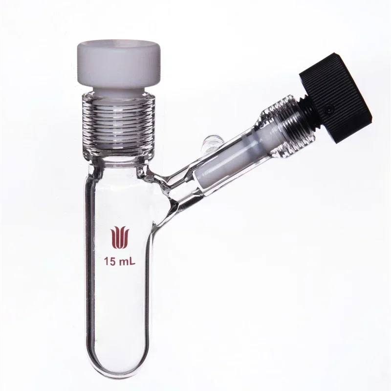 

With internal thread high vacuum, 15ML thick wall reaction bottle