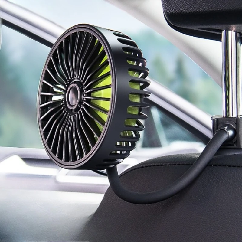 

Car fan center console out of trend seat rear universal USB interface 12V-24V cars truck fans
