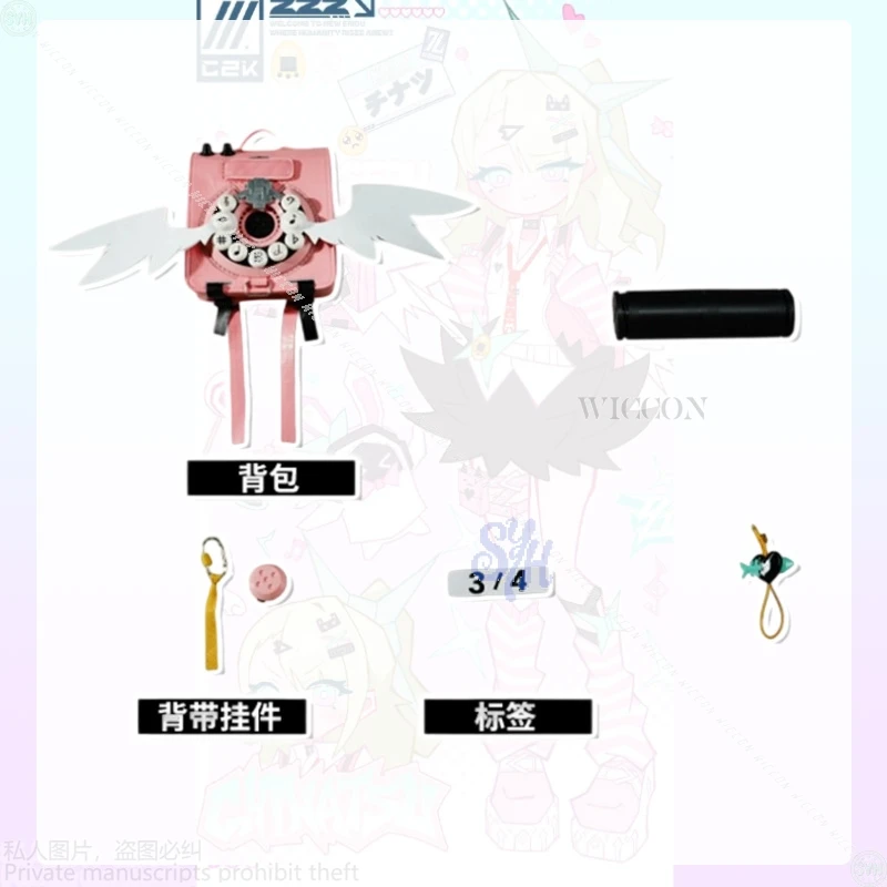 ملائكة الوهم كاواي جيراي كي مجموعات الفتيات الحب المعبود تشيناتسو ريمييل Y2K لوليتا تأثيري لعبة Zenless منطقة صفر هالوين